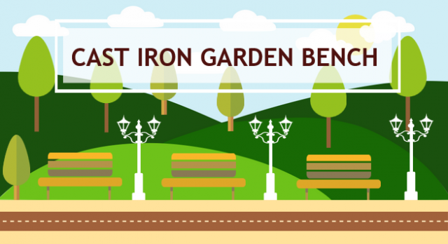 Cast Iron garden bench