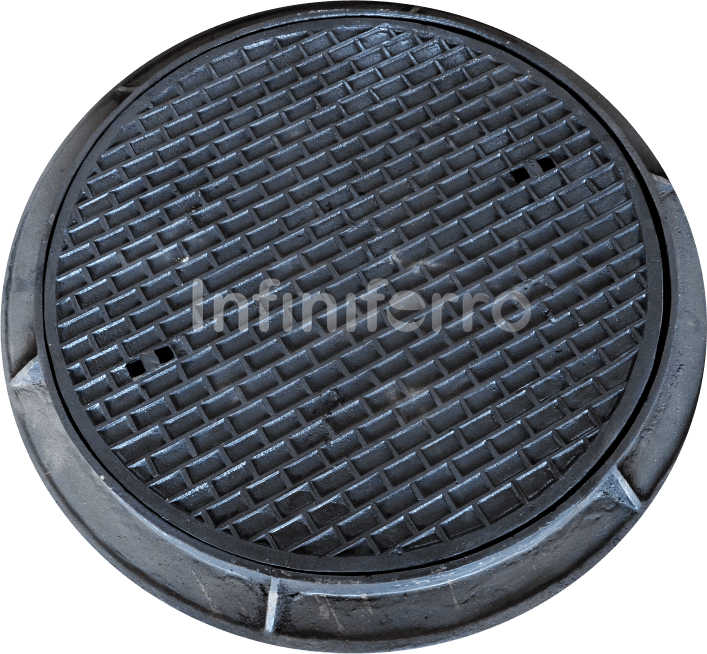 round cast iron manhole cover 