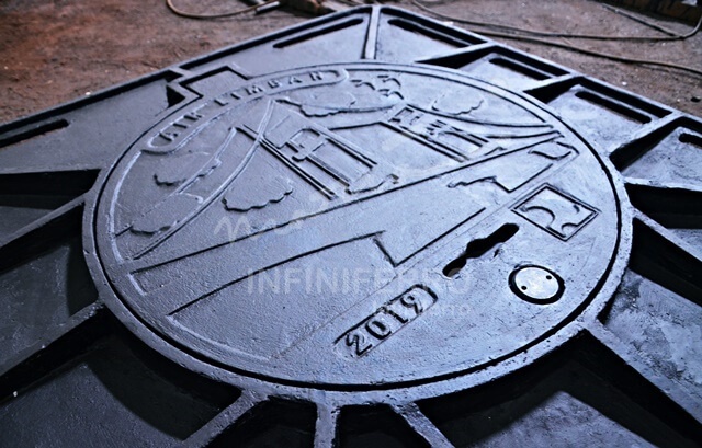 Manhole cover for Palembang City WWTP