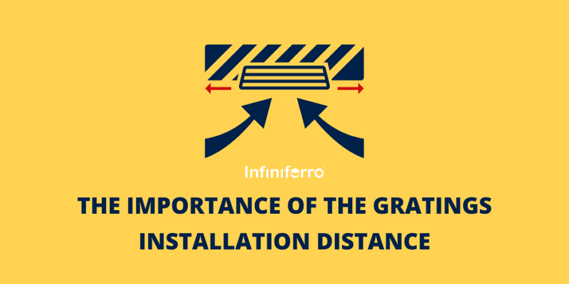 The importance of the gratings installation distance