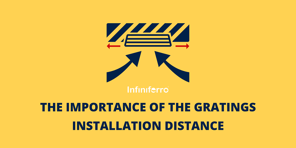 The importance of the gratings installation distance