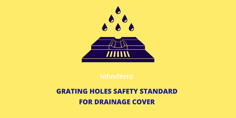 Grating Holes Safety Standard for Drainage Cover