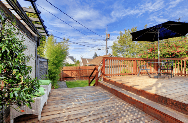 deck - outdoor living space