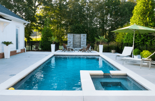 home swimming pool