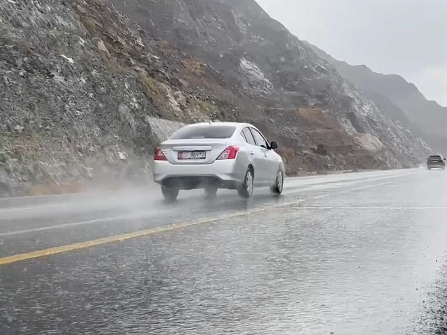 Rainy day in UAE